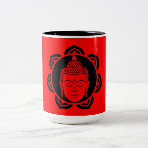 Caneca De Café Em Dois Tons Buda Casa E Vida