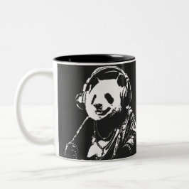 Caneca De Café Em Dois Tons Buda Panda