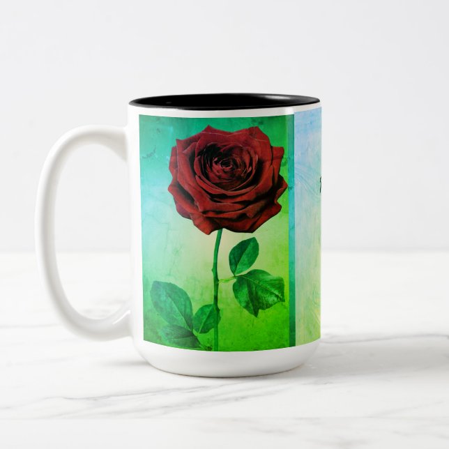 Caneca De Café Em Dois Tons BuddhaToday V1 #12 Zen Mug - Rosa Buda (Esquerda)