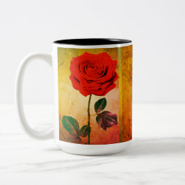 Caneca De Café Em Dois Tons BuddhaToday V1 #9 Zen Mug - Rosa Buda (1974)