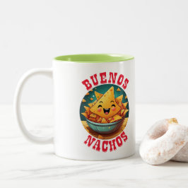 Caneca De Café Em Dois Tons Buenos Nachos