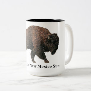 Caneca De Café Em Dois Tons Buffalo Norte-Americano