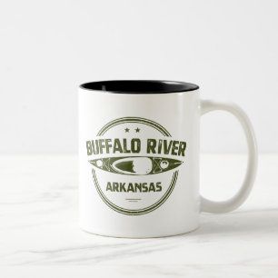Caneca De Café Em Dois Tons Buffalo River, Arkansas