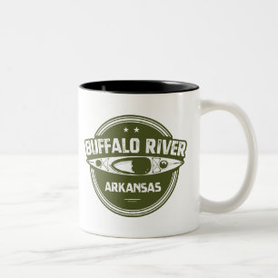 Caneca De Café Em Dois Tons Buffalo River, Arkansas