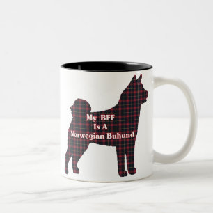 Caneca De Café Em Dois Tons Buhund BFF Mug Norueguês