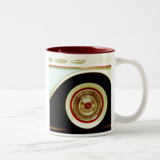 Caneca De Café Em Dois Tons Buick Roadmaster 1957 (Direita)