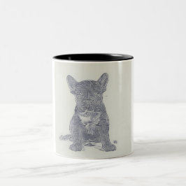 Caneca De Café Em Dois Tons Buldogue Francês Lover Coffee Mug