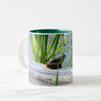Caneca De Café Em Dois Tons Bullfrog Bliss Mug