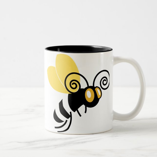 Caneca De Café Em Dois Tons Bumble a abelha (Direita)