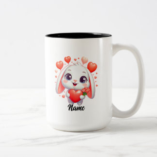 Caneca De Café Em Dois Tons Bunny Love Mug