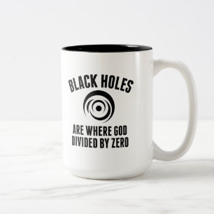 Caneca De Café Em Dois Tons Buracos negros