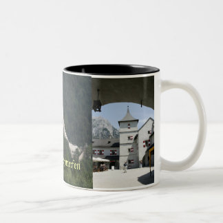 Caneca De Café Em Dois Tons Burg Hohenwerfen