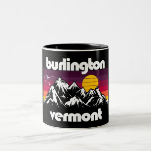 Caneca De Café Em Dois Tons Burlington, Vermont