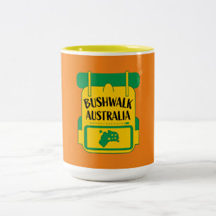 Caneca De Café Em Dois Tons Bushwalk Austrália