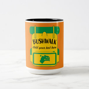 Caneca De Café Em Dois Tons bushwalks austrália