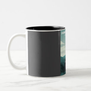 Caneca De Café Em Dois Tons Bwindi Impenetrável Parque Nacional África Uganda 