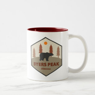 Caneca De Café Em Dois Tons Byers Peak Wilderness Colorado Bear