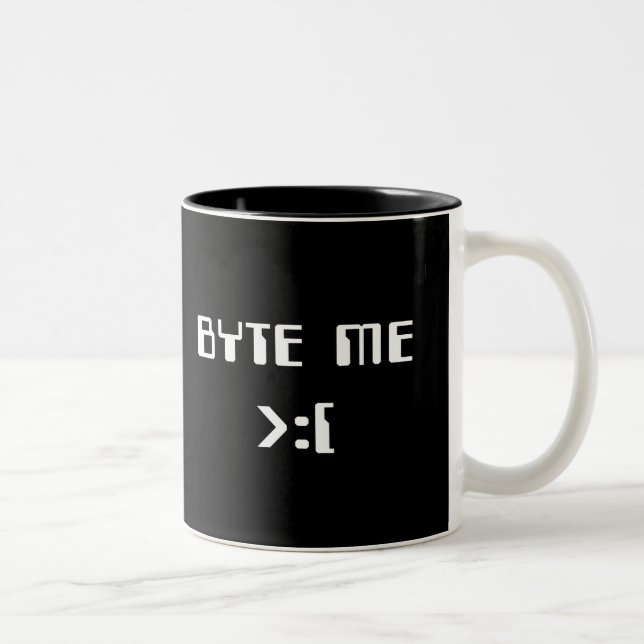 Caneca De Café Em Dois Tons Byte mim (Direita)
