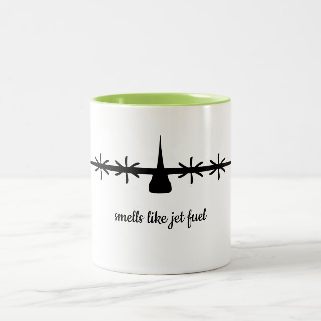 Caneca De Café Em Dois Tons C-130j (Centro)