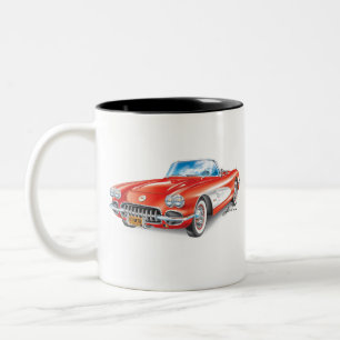 CANECA DE CAFÉ EM DOIS TONS C-ONE AUTOMOBILE ART