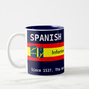 Caneca De Café Em Dois Tons Cabo real espanhol ?a classe dos fuzileiros navais