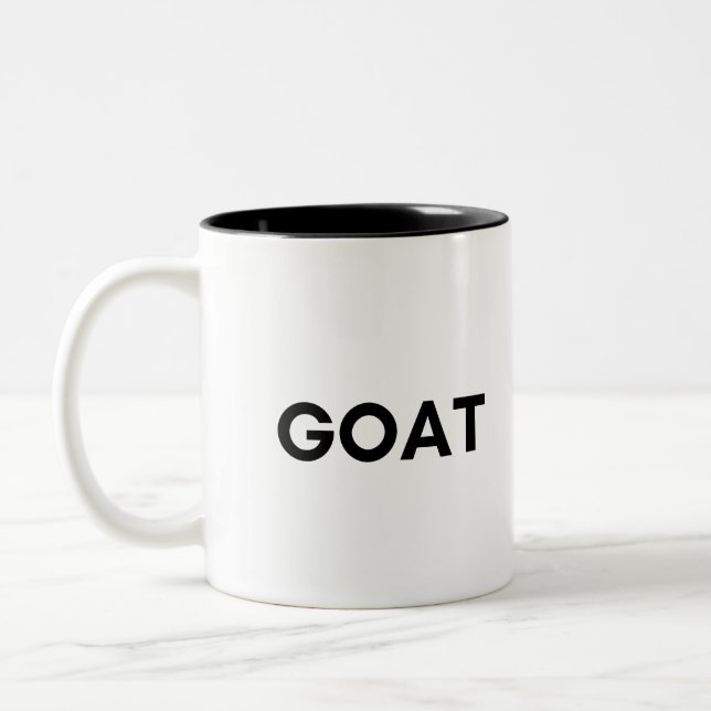 Caneca De Café Em Dois Tons cabra (Esquerda)