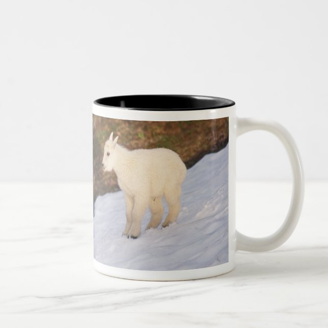 Caneca De Café Em Dois Tons cabras montesas (Direita)
