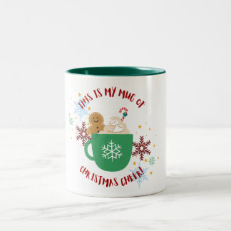 Caneca De Café Em Dois Tons Caça de Natal com Gingerpão