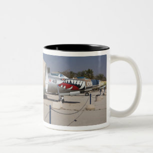 Caneca De Café Em Dois Tons caça Mystere de fabricação francesa