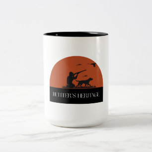 Caneca De Café Em Dois Tons Caça Patrimônio da Caça