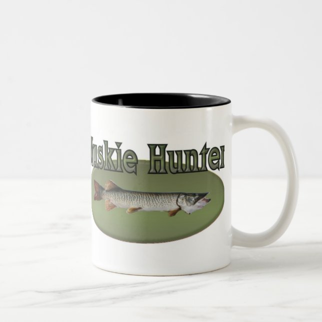 Caneca De Café Em Dois Tons Caçador de Muskie (Direita)