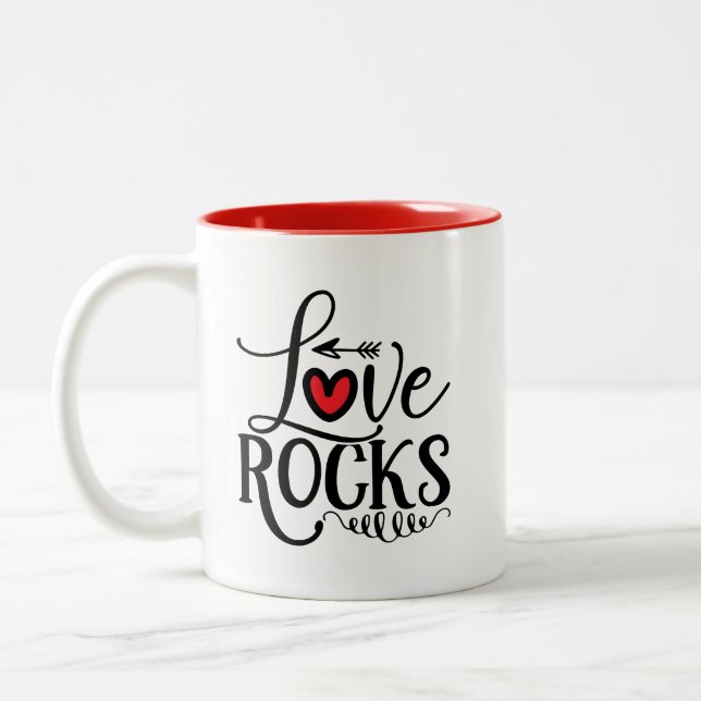 Caneca De Café Em Dois Tons Caçador de Rochas (Esquerda)