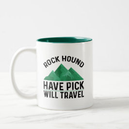 Caneca De Café Em Dois Tons Caçador de Rochas