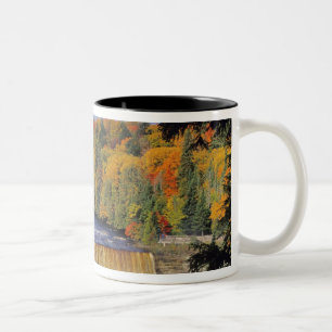 Caneca De Café Em Dois Tons Cachoeira Superior de Tahquamenon em UP Michigan n