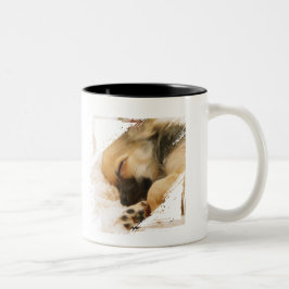 Caneca De Café Em Dois Tons Cachorro Cachorro Cachorro Cachorro Personalizado