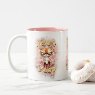 Caneca De Café Em Dois Tons Cachorro Com Café
