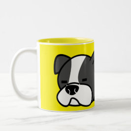 Caneca De Café Em Dois Tons Cachorro Dormindo