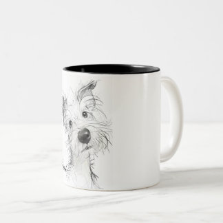Caneca De Café Em Dois Tons Cachorro Gelado
