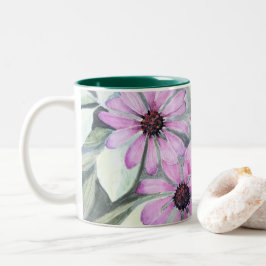 Caneca De Café Em Dois Tons Cachorros de Roxo