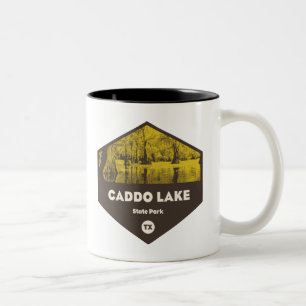 Caneca De Café Em Dois Tons Caddo Lake State Park Texas