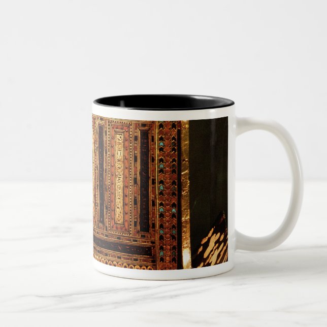 Caneca De Café Em Dois Tons Cadeira cerimonial de Tutankhamun (Direita)
