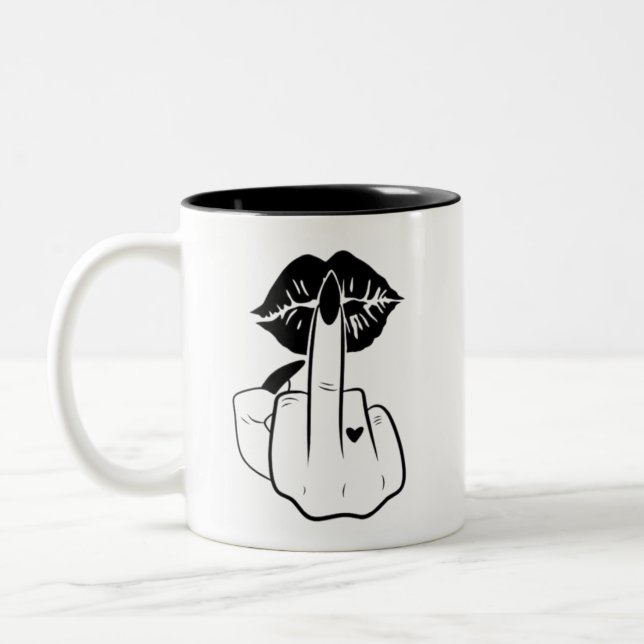 Caneca De Café Em Dois Tons café (Esquerda)