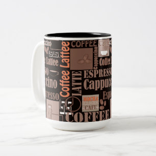 Caneca De Café Em Dois Tons Café