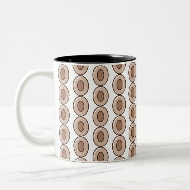 Caneca De Café Em Dois Tons café (Esquerda)