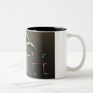 CANECA DE CAFÉ EM DOIS TONS CAFÉ