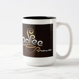 Caneca De Café Em Dois Tons Café