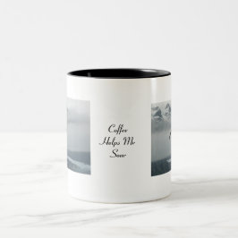 Caneca De Café Em Dois Tons Café Alto Voando / Tea Mug