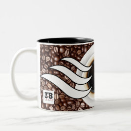 Caneca De Café Em Dois Tons Café Amor