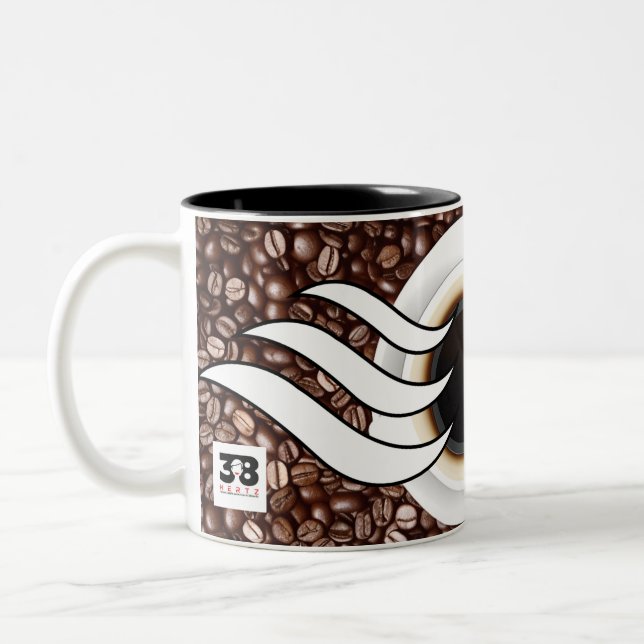 Caneca De Café Em Dois Tons Café Amor (Esquerda)