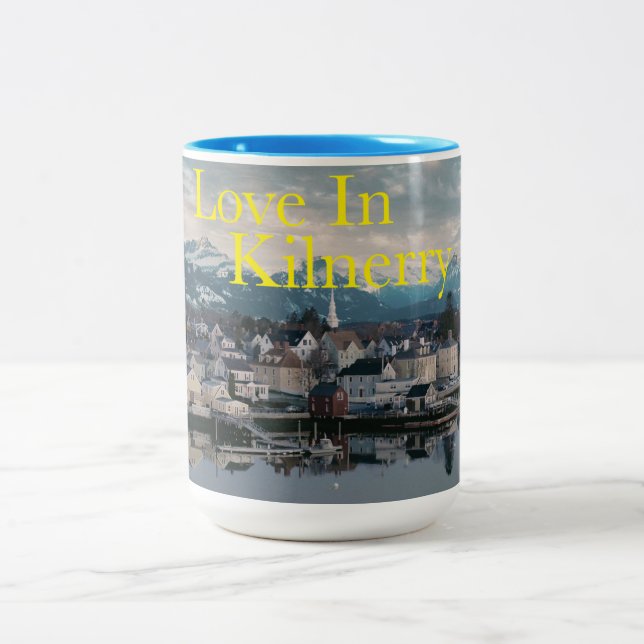 Caneca De Café Em Dois Tons Café (AMOR EM QUILNERRY) (Centro)